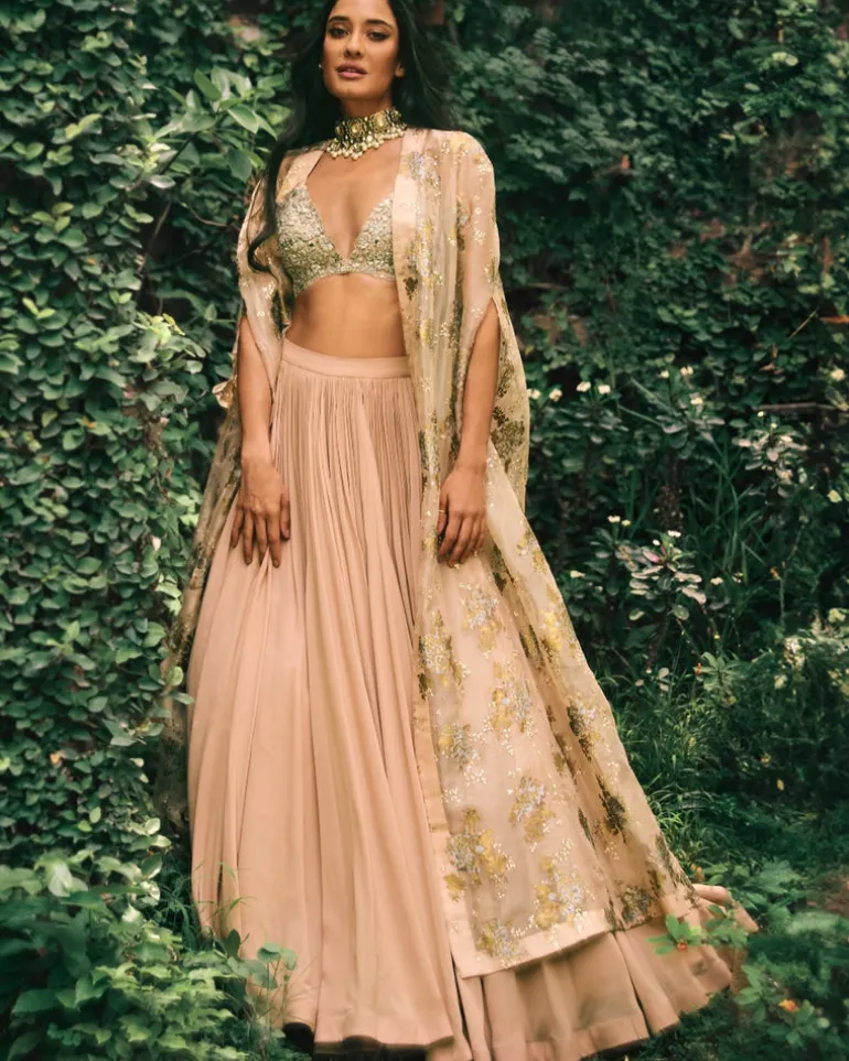 Dusty Pink Lisa Cape Set