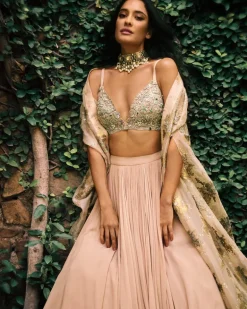 Dusty Pink Lisa Cape Set