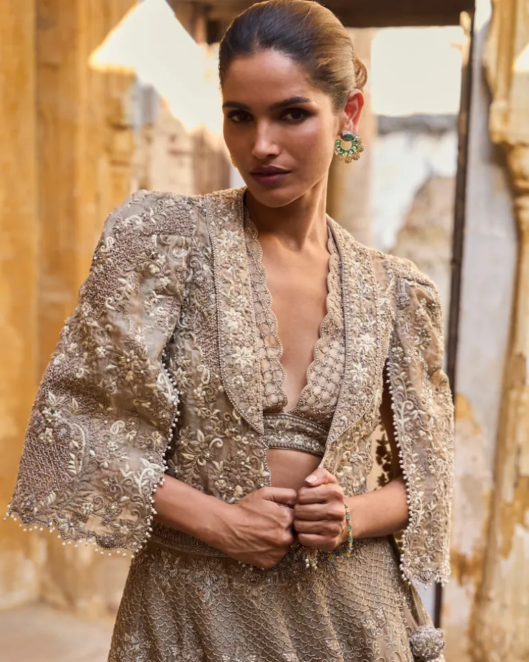 Eden Blanc Jacket Set