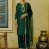 Emerald Green Bandhej Kurta Set