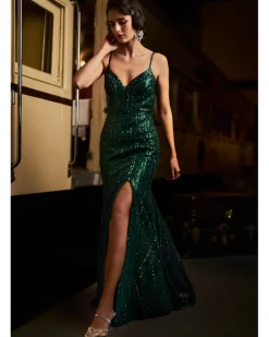 Emerald Green Gown