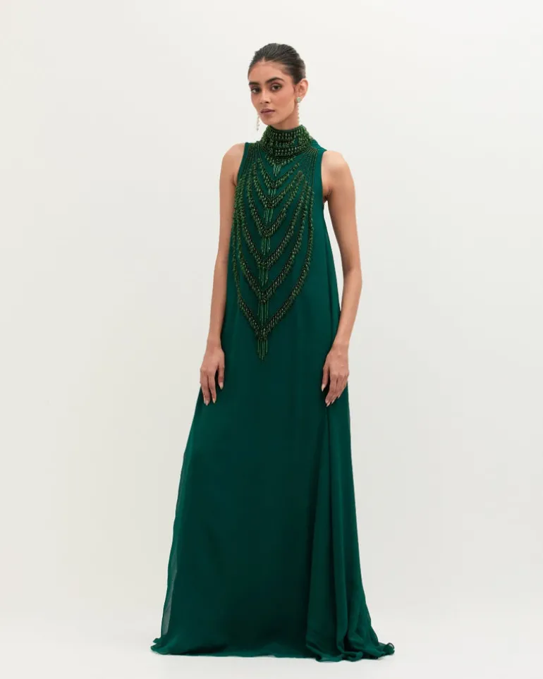 Emerald Mala Maxi Gown