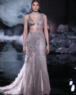 Eres Lehenga Sari Set