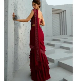 Estelle Corset Pre Drape Sari Set