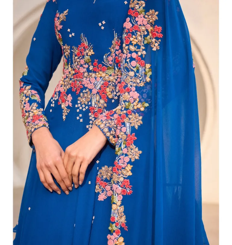 Ethereal Blossom Anarkali