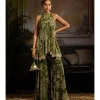 Eucalyptus Glow Peplum Set
