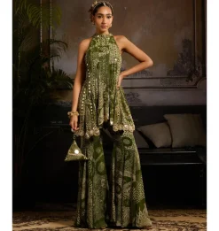 Eucalyptus Glow Peplum Set
