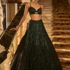 Falaknuma Emerald Green Lehenga Set