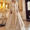 Falaknuma Pearl Jacket Lehenga Set