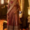 Falaknuma Red Gota Patti Sharara Set