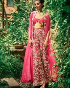 Farasha Cape And Pants Set