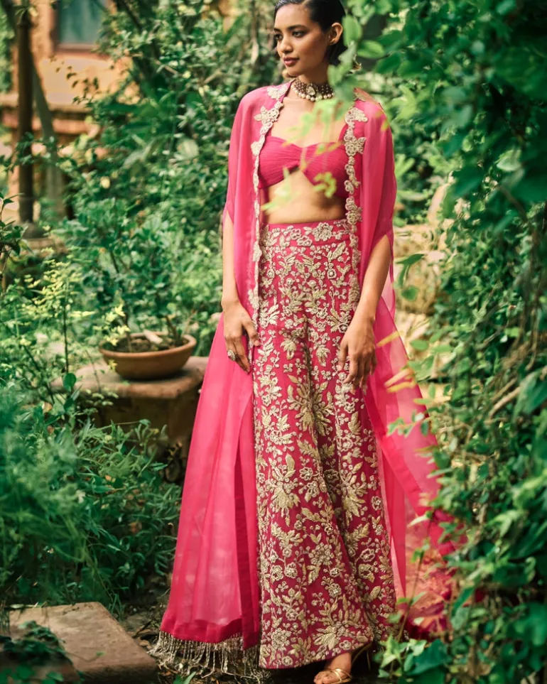 Farasha Cape And Pants Set