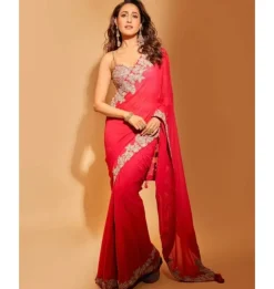 Farasha Pink Sari Set