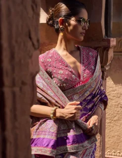 Fiora Noir Sari Set