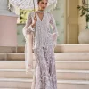 Fiori Mauve Dori Sharara Set