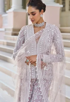 Fiori Mauve Dori Sharara Set