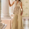 Fiori Mint Green Cut Work Sharara Set