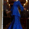 Fiori Navy Blue Thread Work Sharara Set