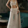 Fiori Nude Boot Cut Pant Set