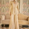 Fiori Nude Paisley Sharara Set