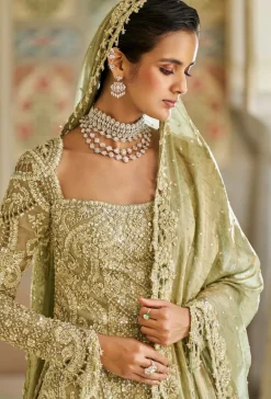 Fiori Sage Green Sharara Set
