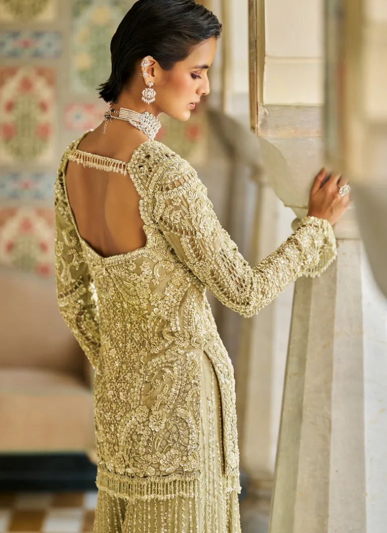 Fiori Sage Green Sharara Set