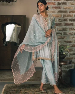 Five Kali Velvet Kurta Set