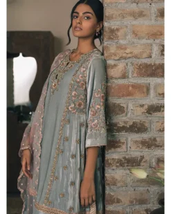 Five Kali Velvet Kurta Set