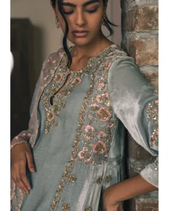 Five Kali Velvet Kurta Set
