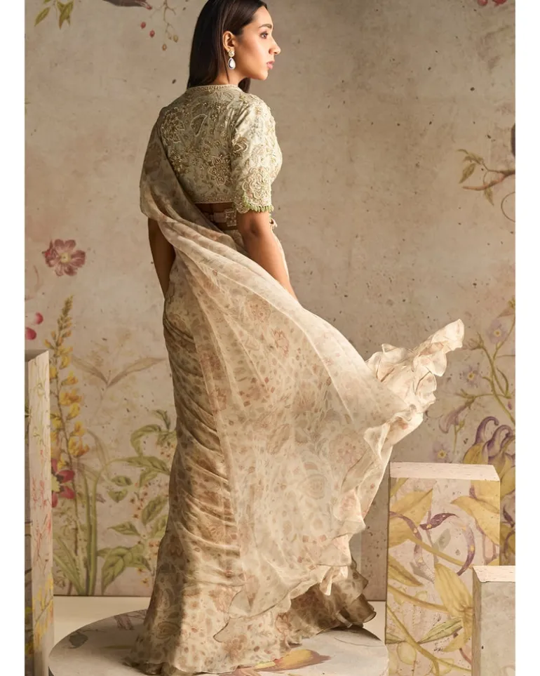 Flamboyance Sari Set