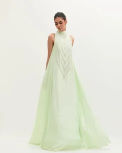 Fresh Mint Mala Gown
