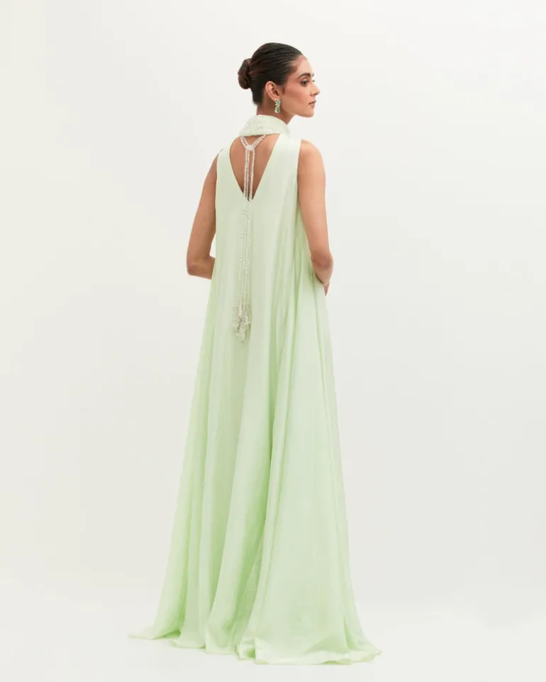Fresh Mint Mala Gown