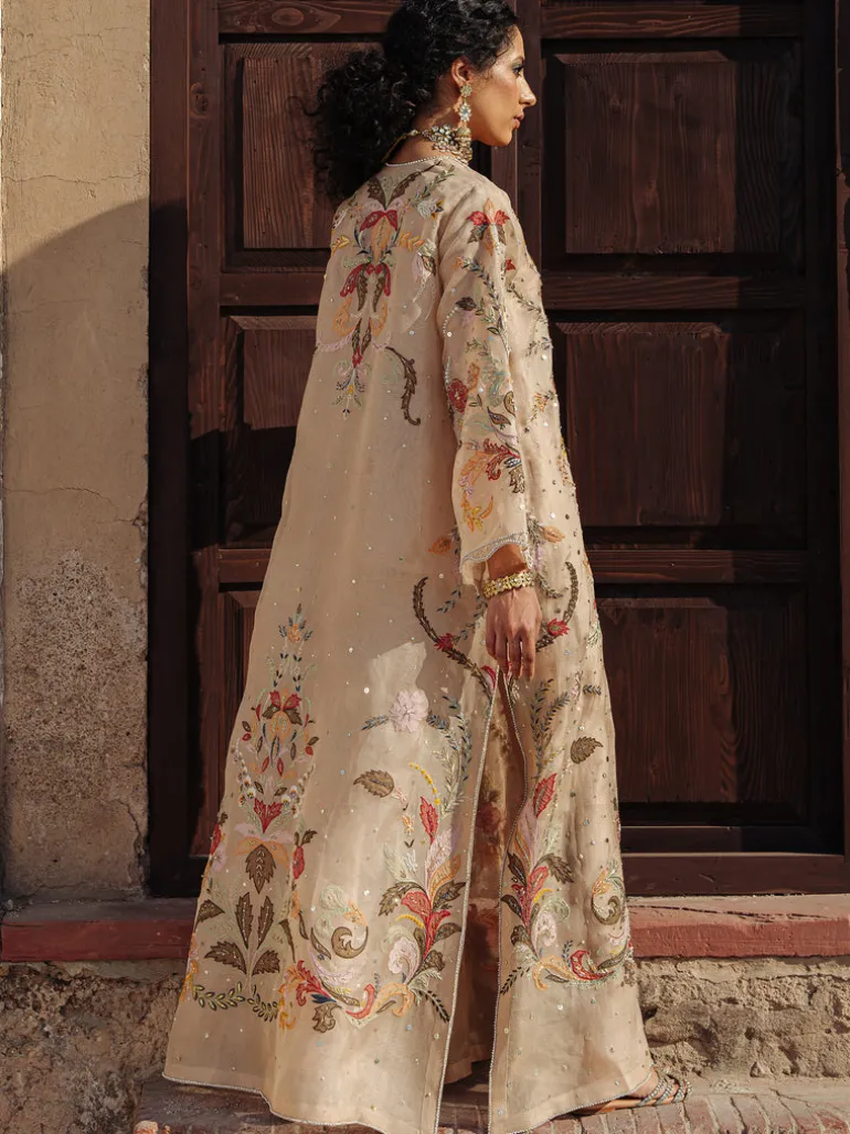 Front Open Sicily Choli With Culottes Set