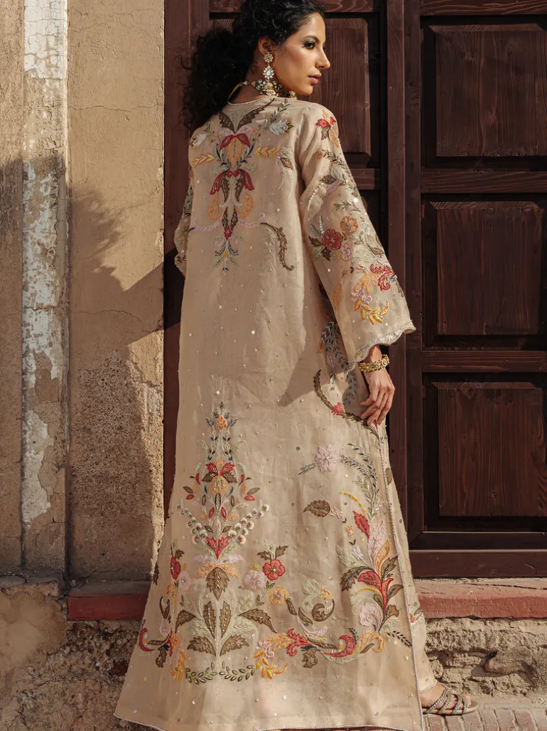 Front Open Sicily Choli With Culottes Set