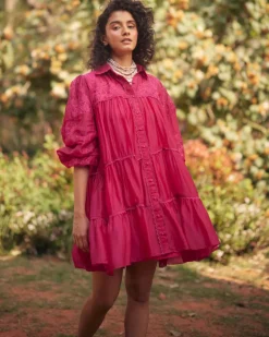 Fuchsia Pink Lana Dress