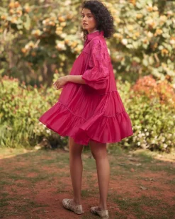 Fuchsia Pink Lana Dress