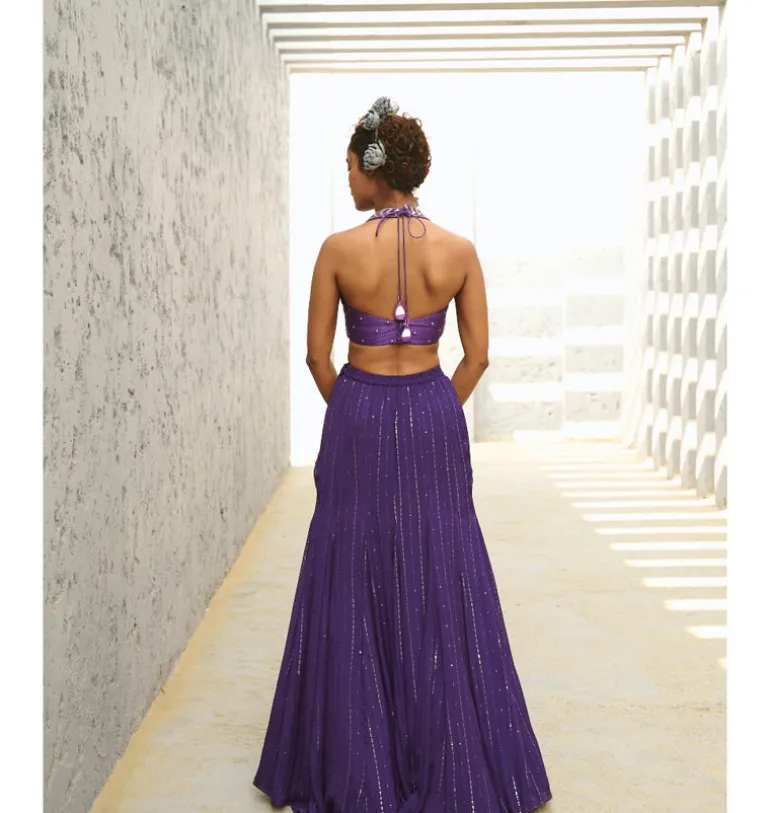 Galaxy Mermaid Skirt Set