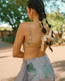 Garden Of Time Sari Set