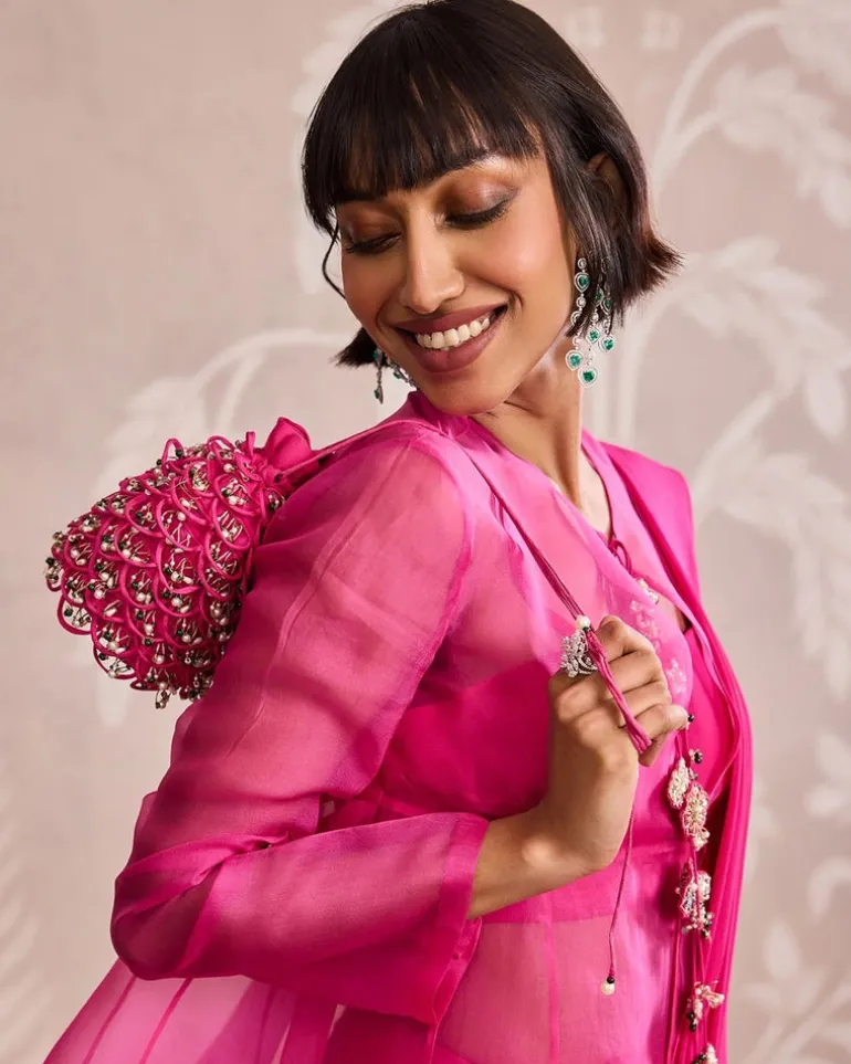 Garnet Sari Set