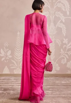 Garnet Sari Set