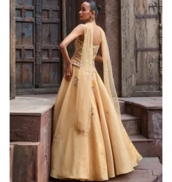 Gilded Grace Corset & Lehenga Set