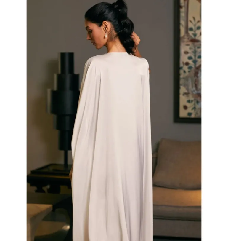 Goe White Rope Kaftan