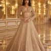 Gold Pearl Lehenga Set