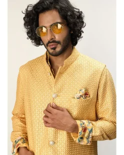 Golden Hour Front Open Kurta Set