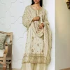 Gota And Mirror Work Banarasi Kurta