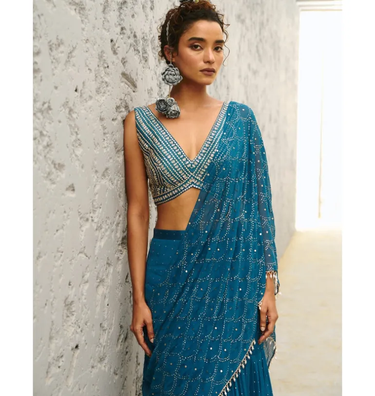 Grace Pre-Drape Sari Set
