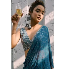 Grace Pre-Drape Sari Set