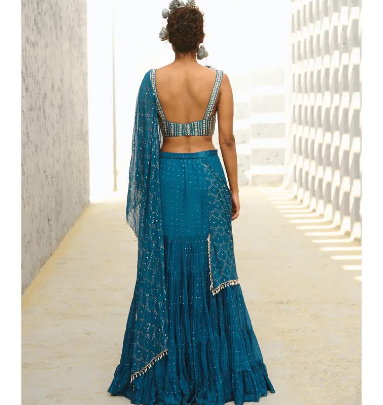 Grace Pre-Drape Sari Set