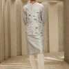 Gray Classic Kurta Set