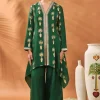 Green Traveller'S Palm Tunic Set